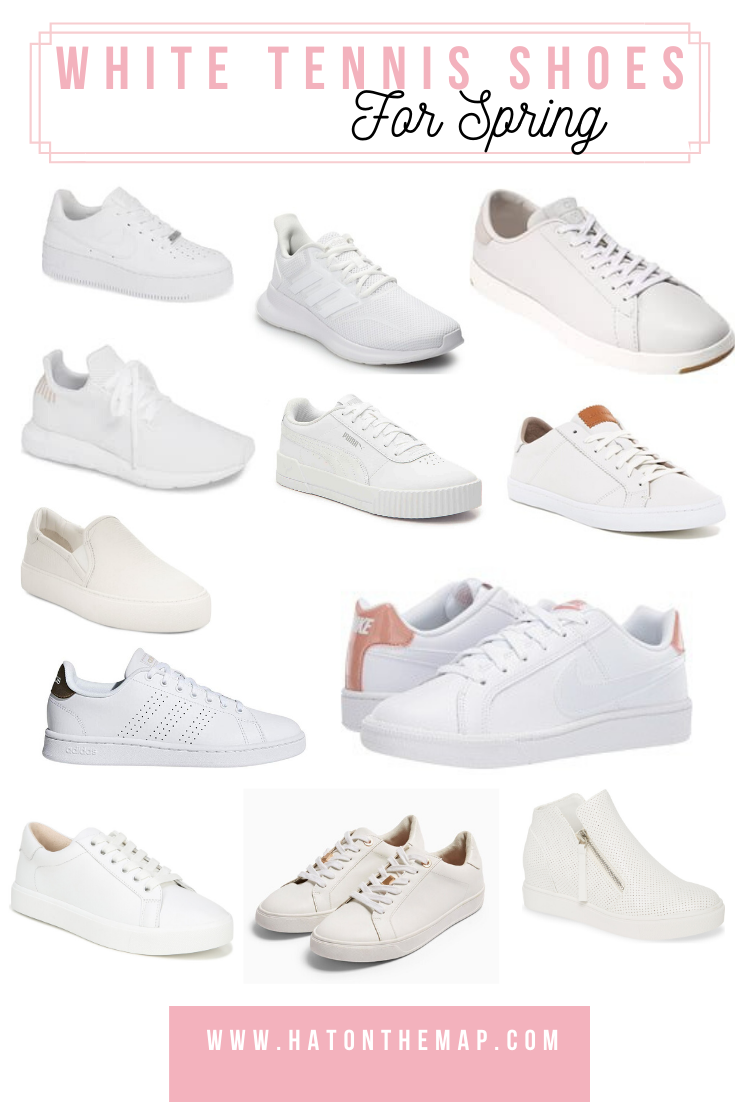 best tennis shoes for tennis on White Sneakers For Women The Best Shoes For Spring Hat On The Map